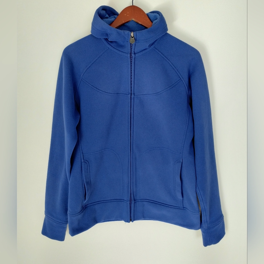 MEC Full Zip Hoodie Blue Size Large